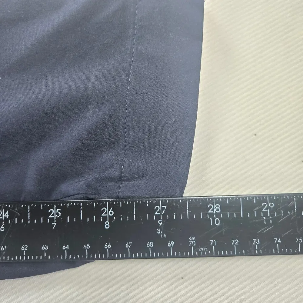Athleta Mid Rise Brooklyn Ankle Pants in Navy Blue Women's Size 16 - Picture 5 of 6